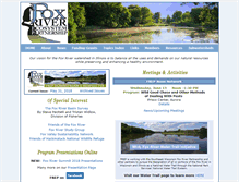 Tablet Screenshot of foxriverecosystem.org